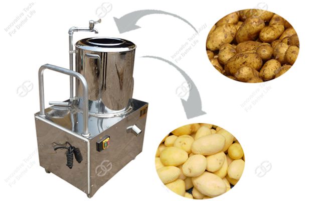 potato peeling machine